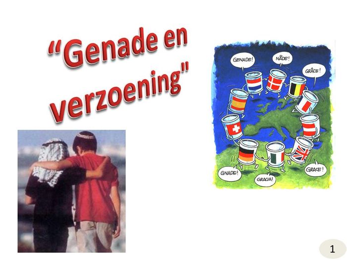 2Kor 5:19-20 
(…) in Christus heeft God de wereld met zich verzoend, door hen hun krenkingen niet toe te rekenen en in ons het woord van de verzoening te leggen. Ten behoeve van Christus smeken wij: wordt verzoend met God!

Kolossenzen 1:20 zegt, is dat God het al met Zich verzoent doordat Hij vrede maakte in het bloed van het kruis van Christus.

Gal 1:15-16 
15 Maar toen God, Die mij voor mijn geboorte apart zette en riep, door Zijn genade, het goed achtte 16 Zijn Zoon in mij te onthullen, zodat ik Hem als evangelie zou verkondig onder de natiën (…)
